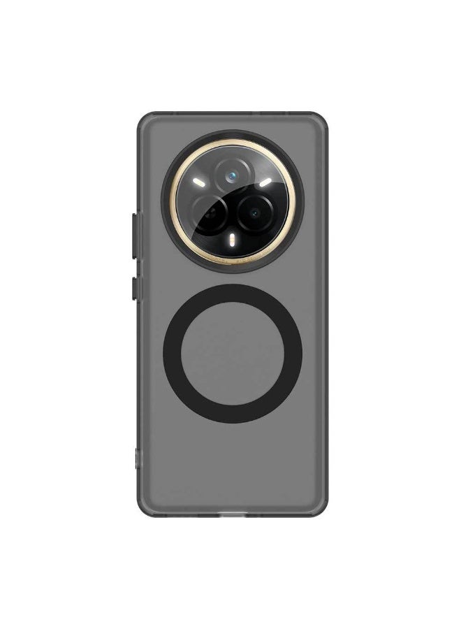 Clear Case Compatible with Realme 14 Pro+ 5G, Compatible with Mag-Safe, Shockproof High-Grade Protection, Yellowing Resistant, Magnetic Classic Hybrid Case - Image 1