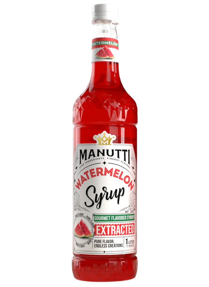 Manutti Watermelon Syrup 1 liters  - Image 1