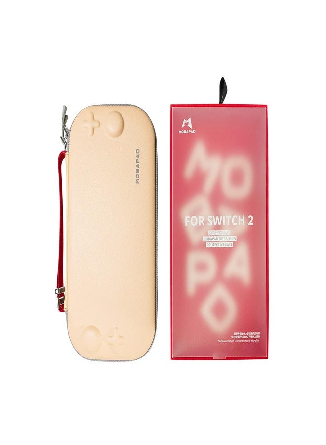 موباباد حقيبة ملحقات نينتندو سويتش 2 من MOBAPAD P1 - حقيبة حمل نحيفة لحماية جهاز سويتش 2 بتصميم غلاف صلب، وبطانة داخلية ناعمة، و12 حاملًا لبطاقات الألعاب، وسحابات YKK (لون كاكي) - Image 1