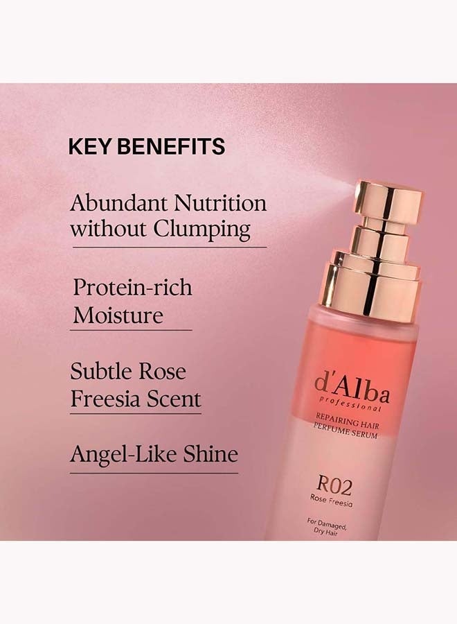 d'Alba Piedmont Italian White Truffle Professional Repairing Hair Perfume Serum, Protein Protection for Damaged Hair, Hair Styling, Fruity Floral Scent, Protien Hair Treatment 100ml - Image 3