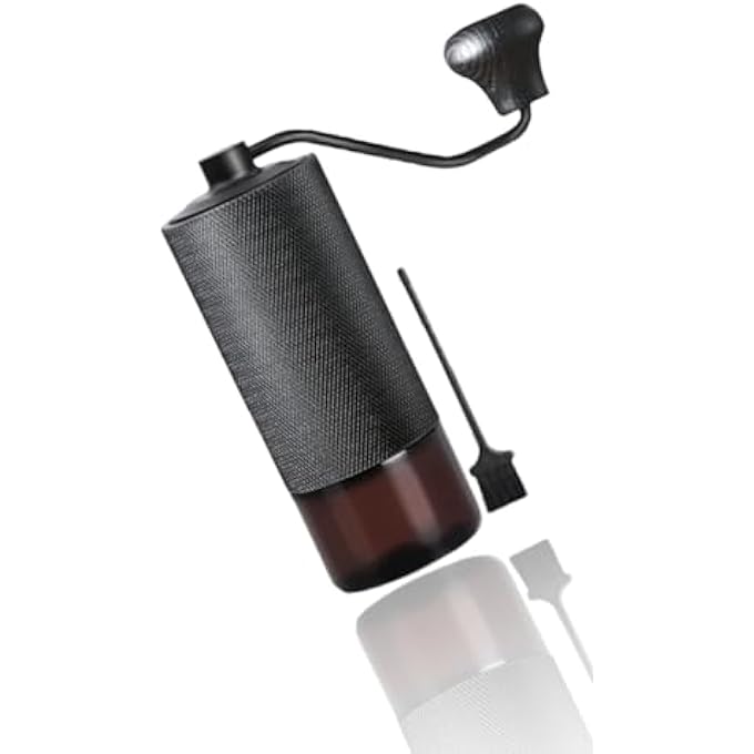 Honwor Manual Coffee Grinder  Stainless Steel Conical Burr Double Bearing Adjustable Settings30G Capacity For Home Office Travel - Image 1