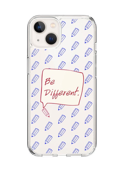 Classic Clear Case for Apple iPhone 14 Hybrid Soft Case Flexible Edges Anti Drop TPU PC Gel Thin Transparent Cover [ Designed for Apple iPhone 14 ] - Be Different