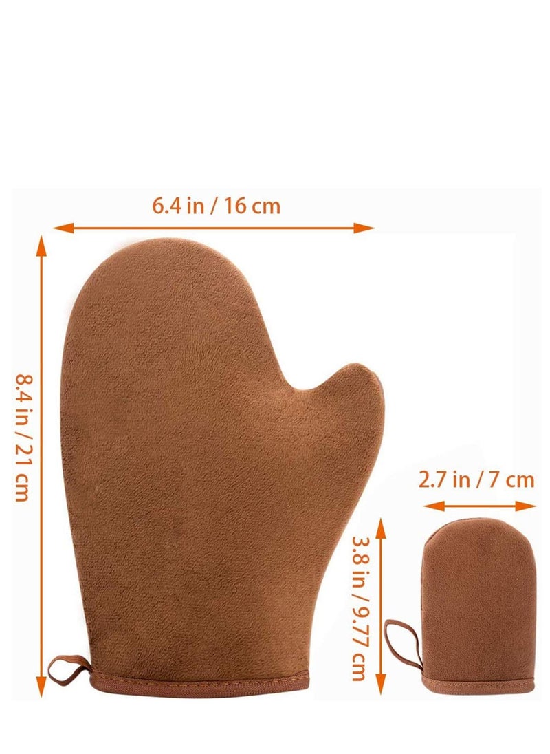 SYOSI - Glitz Self Tanning Mitt Tan Mitt  Double Sided Fake Tan Mitt Self Tan Mitt With Thumb Ultra Soft Tanning Mit 2 Pack - Image 1