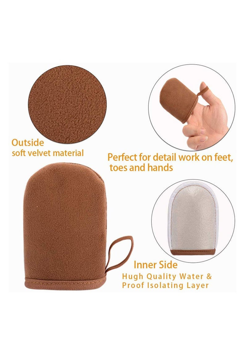 SYOSI - Glitz Self Tanning Mitt Tan Mitt  Double Sided Fake Tan Mitt Self Tan Mitt With Thumb Ultra Soft Tanning Mit 2 Pack - Image 1