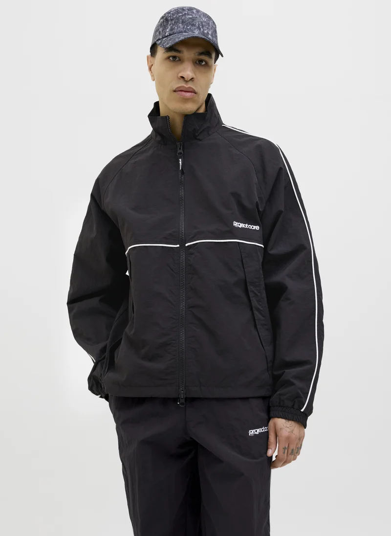 Zip Through Track Jacket