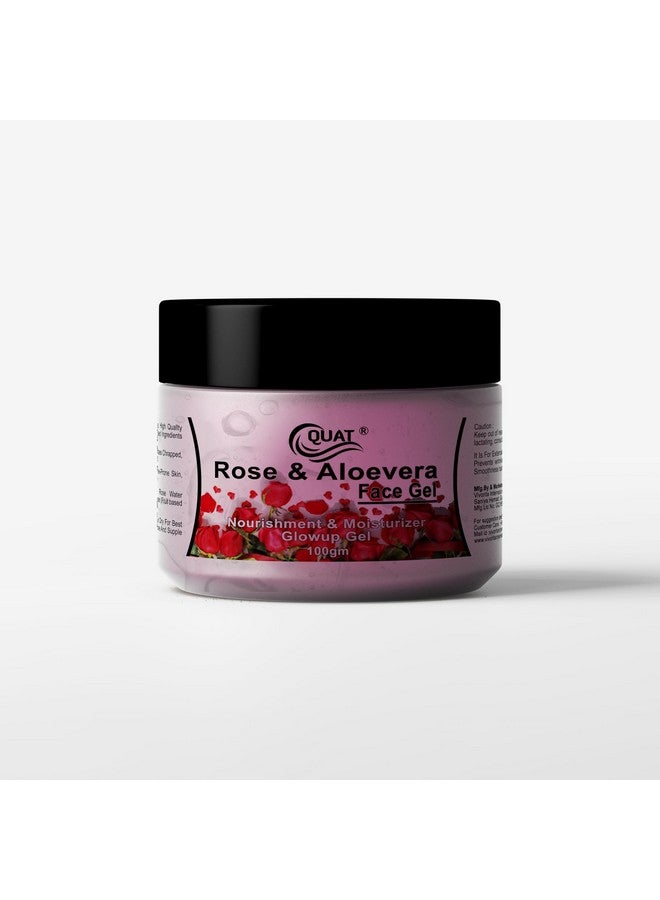 Quat Rose Aloe vera gel 100gm - Image 1