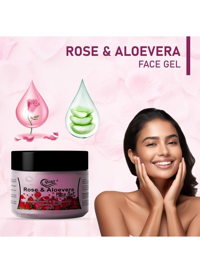 Quat Rose Aloe vera gel 100gm - Image 3
