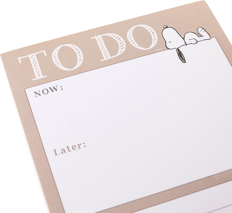 Graphique Snoopy To-Do List Notepad by Gaphique, 150 Tear-Away Sheets, Task Planner, Daily Organizer, Memo Writing Pad, Priority Checklist, Undated, 6” x 8” - Image 2