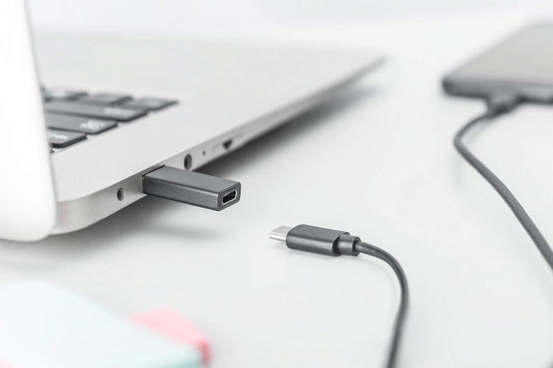 DIGITUS USB 3.2 Gen1 USB Adapter - Adapter - USB A (male) to USB C (female) - 5 Gbit/s - Adapter cable, USB cable - Black - Image 5