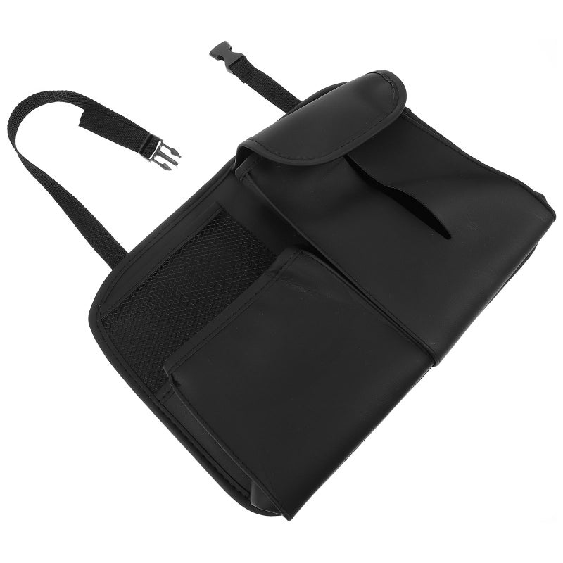 Car Headrest Organizer Car Organizer Car Phone Tissue Holder Seat Organizer Headrest Hanging Bag - Image 1