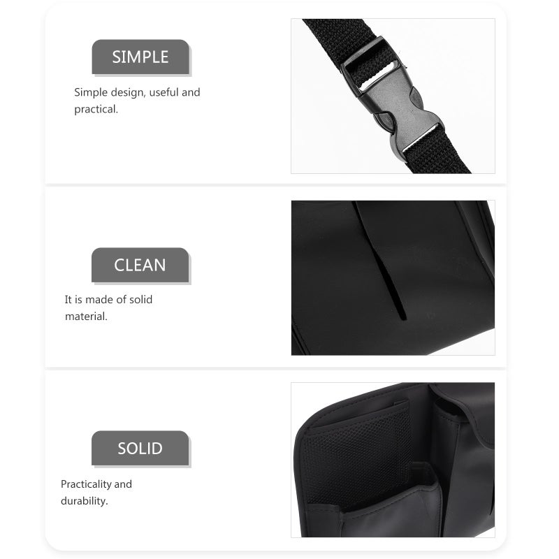 Car Headrest Organizer Car Organizer Car Phone Tissue Holder Seat Organizer Headrest Hanging Bag - Image 4