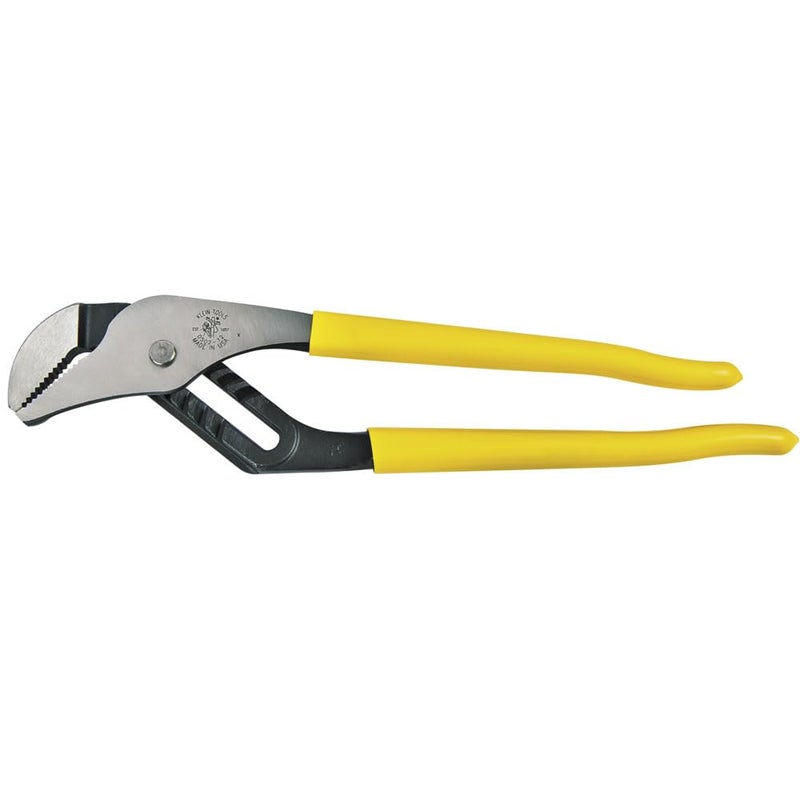 Klein Tools D50212 Pump Pliers Dipped 12Inch Tongue and Groove Yellow
