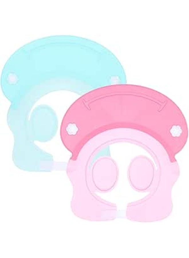 Adjustable Shower Cap For Kids 2 Pack Bathing Hat With Ear Protection - Image 1