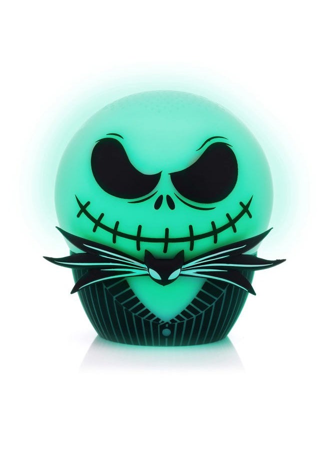 Bitty Boomers Disney: Tim Burton's The Nightmare Before Christmas - Jack Skellington Vengeful Face - Glow in The Dark - Mini Bluetooth Speaker, Multicolored  - Image 1