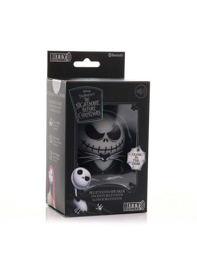 Bitty Boomers Disney: Tim Burton's The Nightmare Before Christmas - Jack Skellington Vengeful Face - Glow in The Dark - Mini Bluetooth Speaker, Multicolored  - Image 2