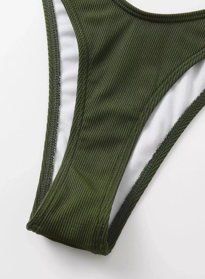 Generic Rib High Cut Bikini Panty - Image 4
