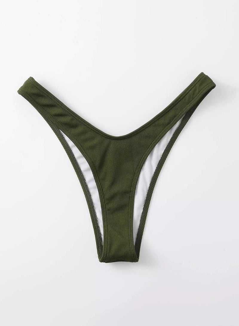 Generic Rib High Cut Bikini Panty - Image 5