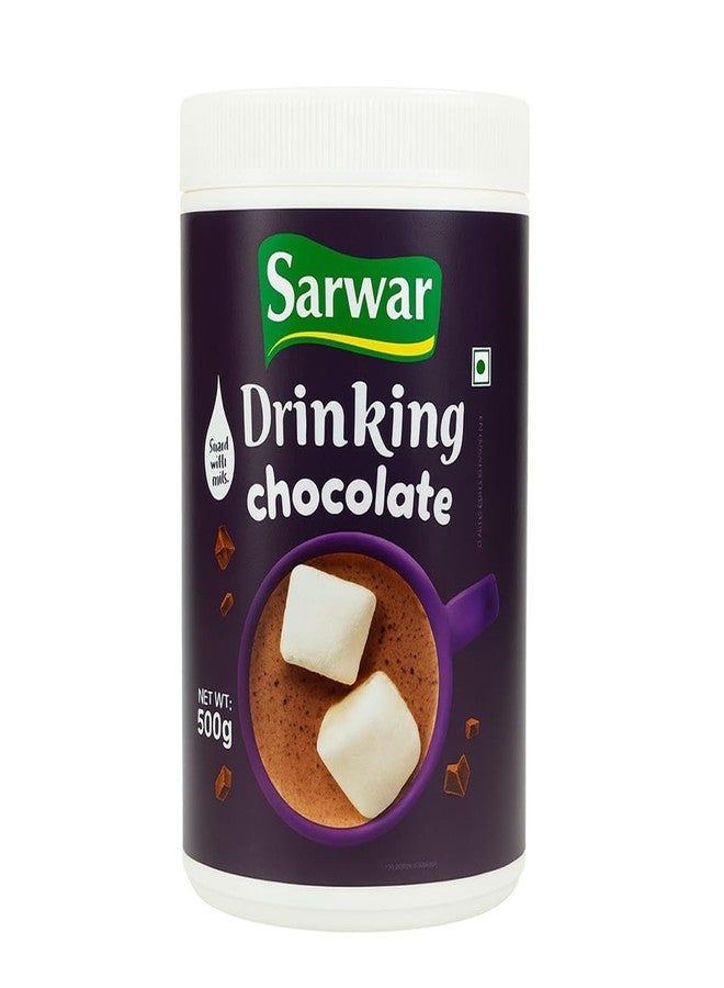 Sarwar Drinking Chocolate 500g | Rich & Creamy Chocolate Mix | Perfect for Hot & Cold Beverages - Image 1