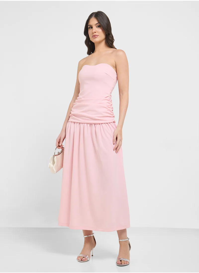 ايلا Bandeau Ruched Dress
