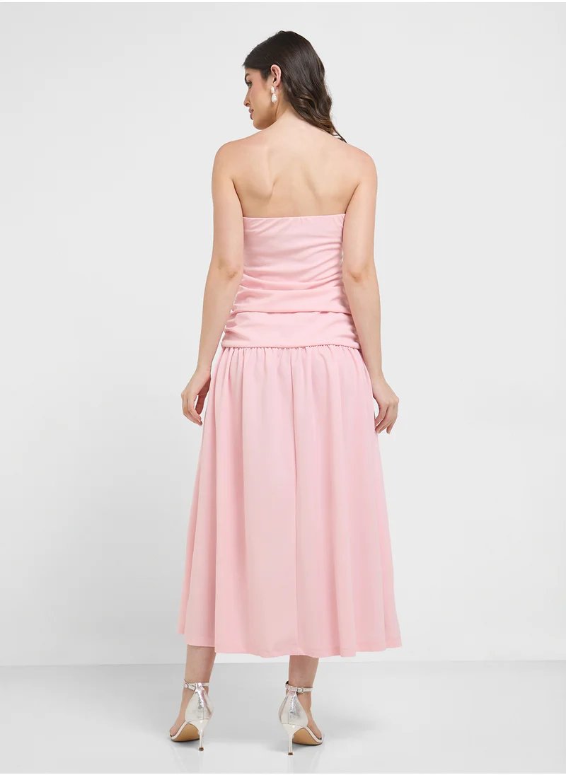 ايلا Bandeau Ruched Dress