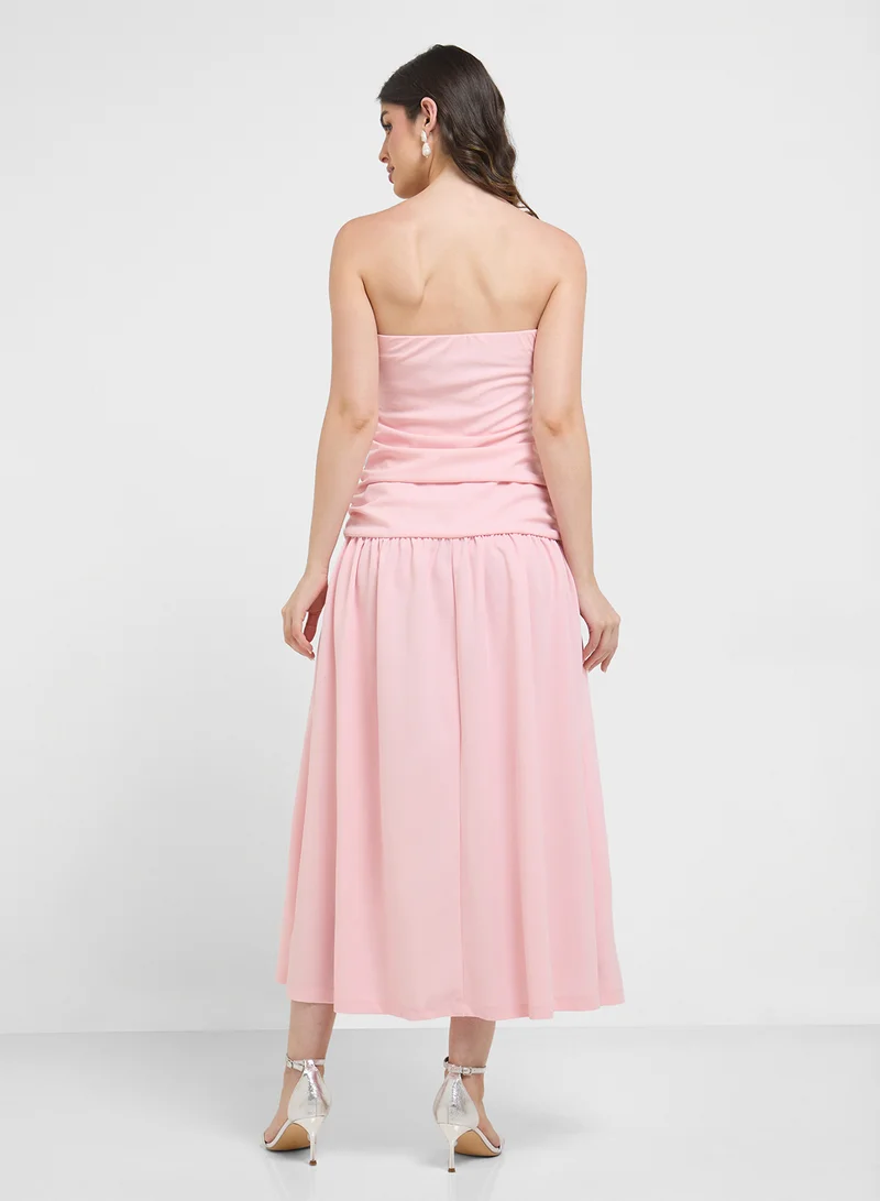 ايلا Bandeau Ruched Dress
