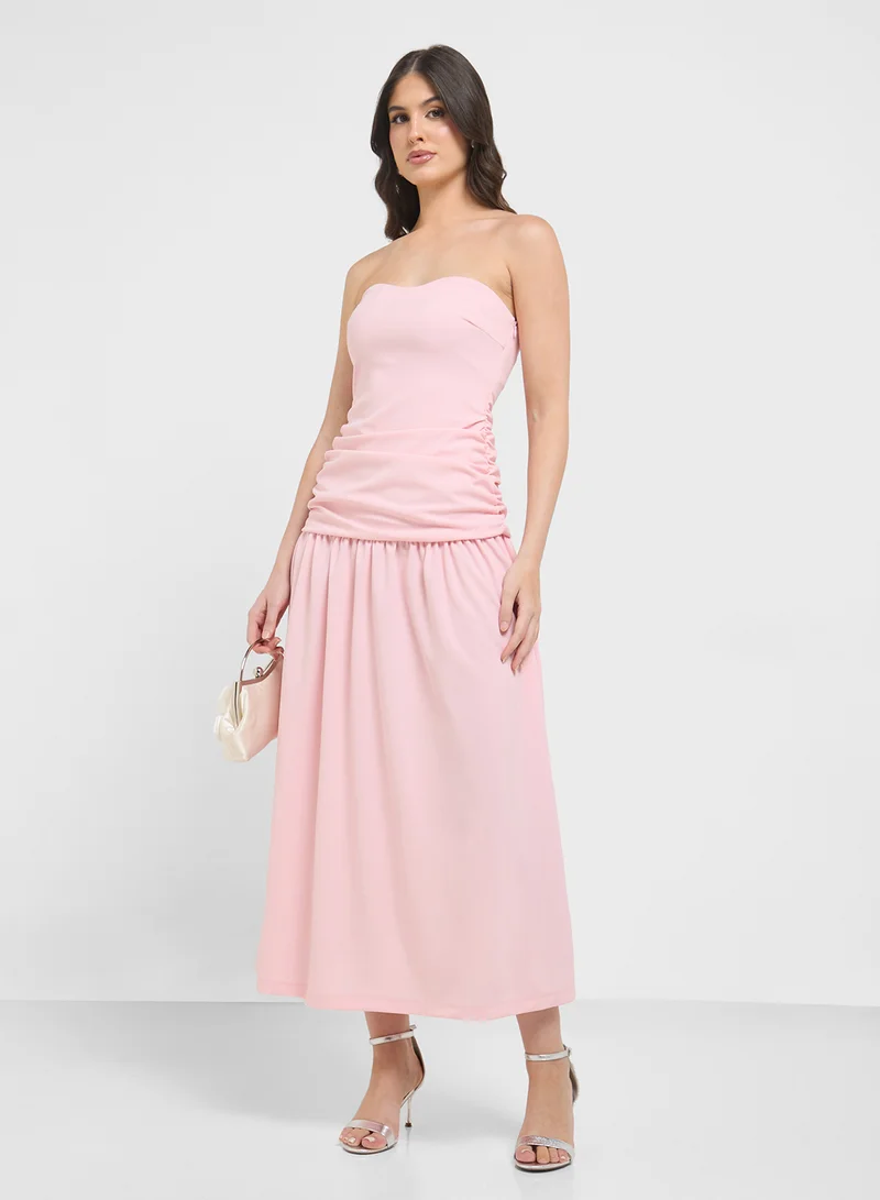 ايلا Bandeau Ruched Dress
