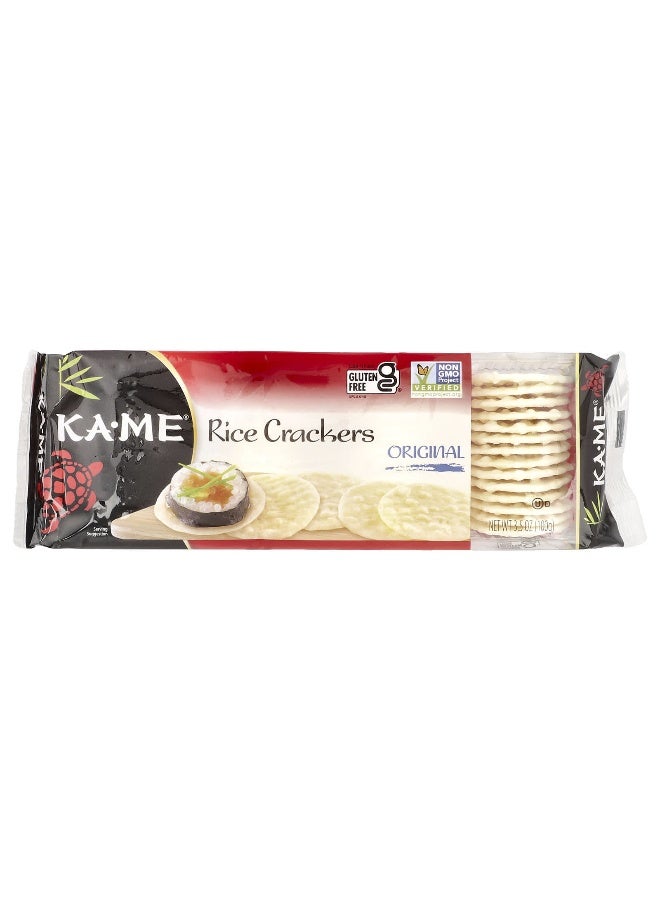 Kame KA-ME, Rice Crackers, Original, 3.5 oz (100 g)  - Image 1