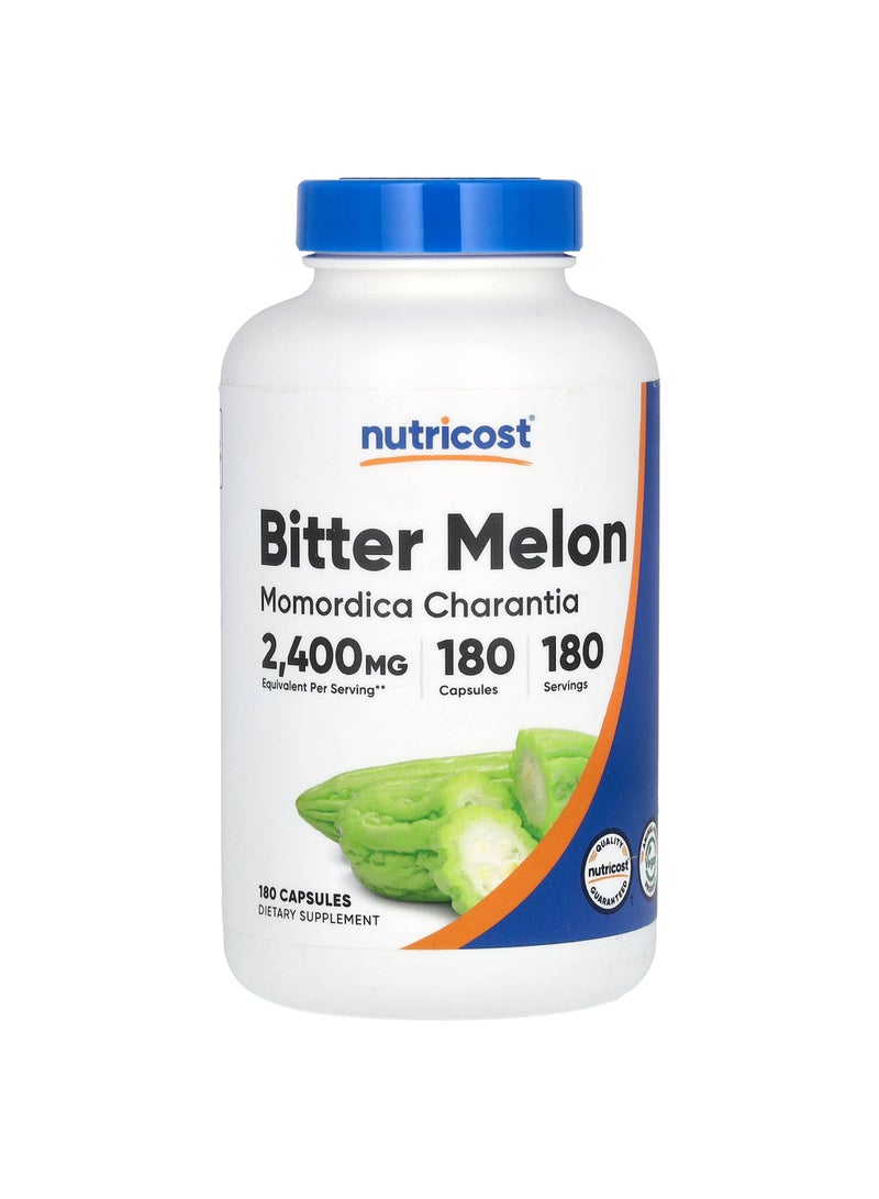 Nutricost Bitter Melon, 2,400 mg, 180 Capsules