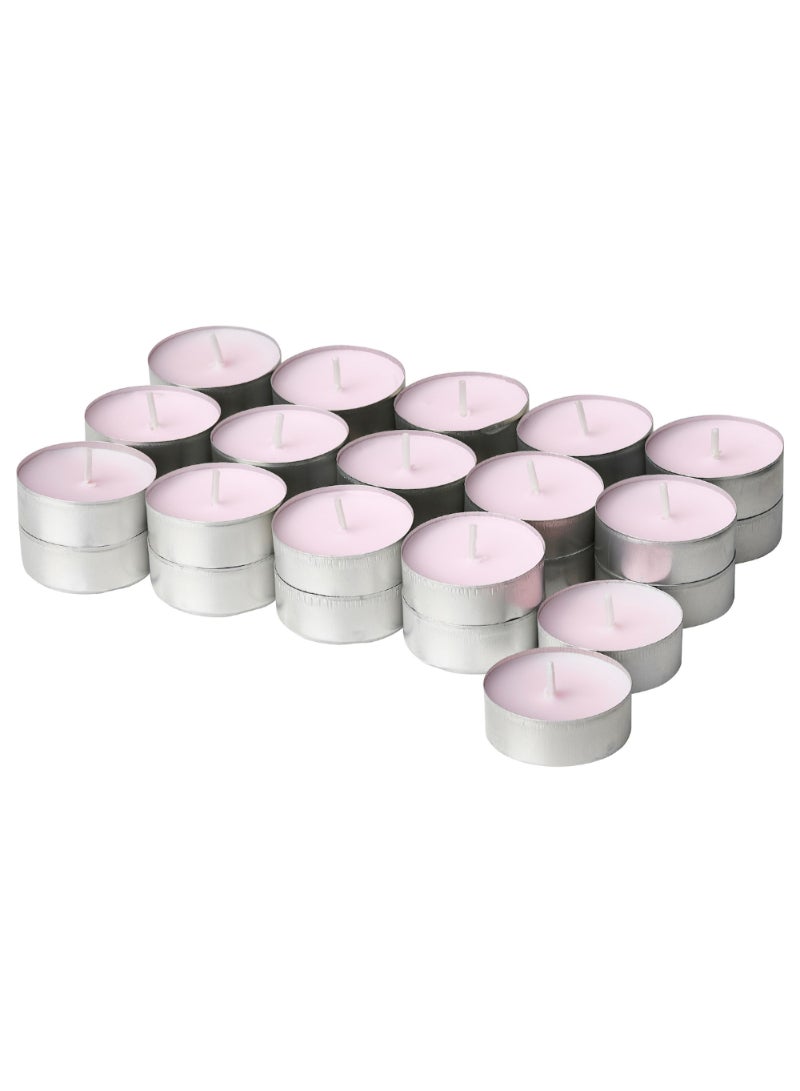 Scented Tealight Jasmine/Pink 3.5 Hr/30 Pack - Image 1