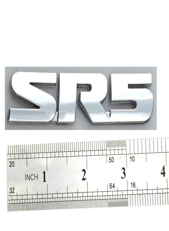 EmbRoom TACOMA SR5 EMBLEM 05-15 REAR TAILGATE CHROME BADGE back sign symbol logo - Image 3