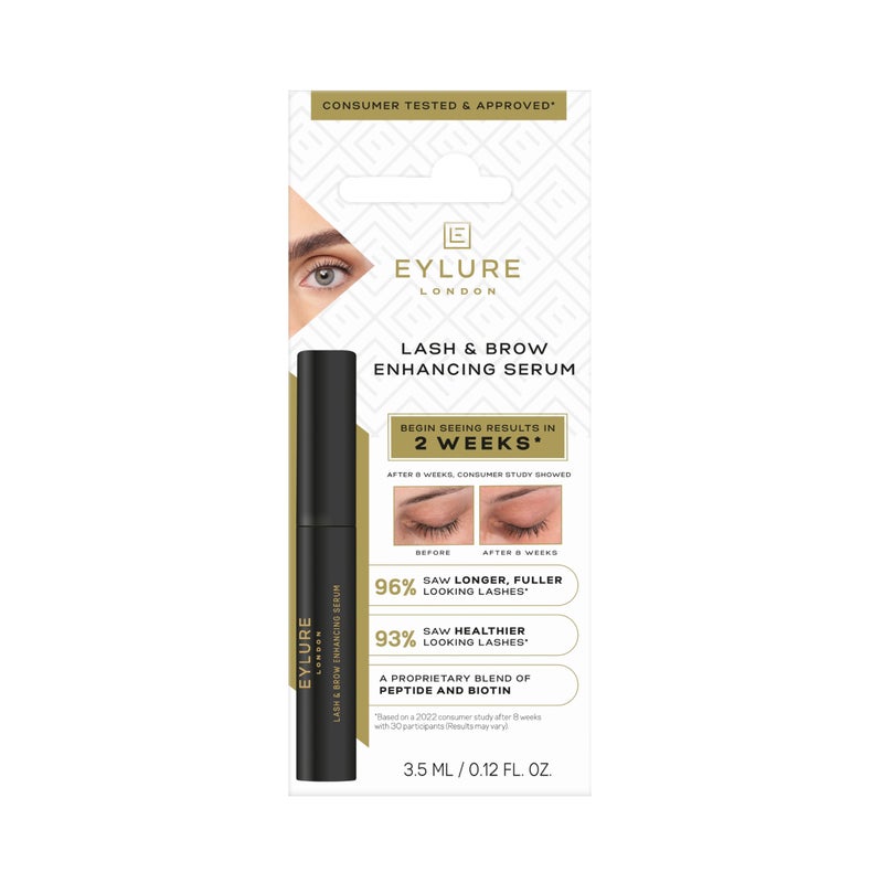Eylure 2in1 Lash & Brow Enhancing Serum, 3.5 ml | See Results in 2 Weeks Clear - Image 1