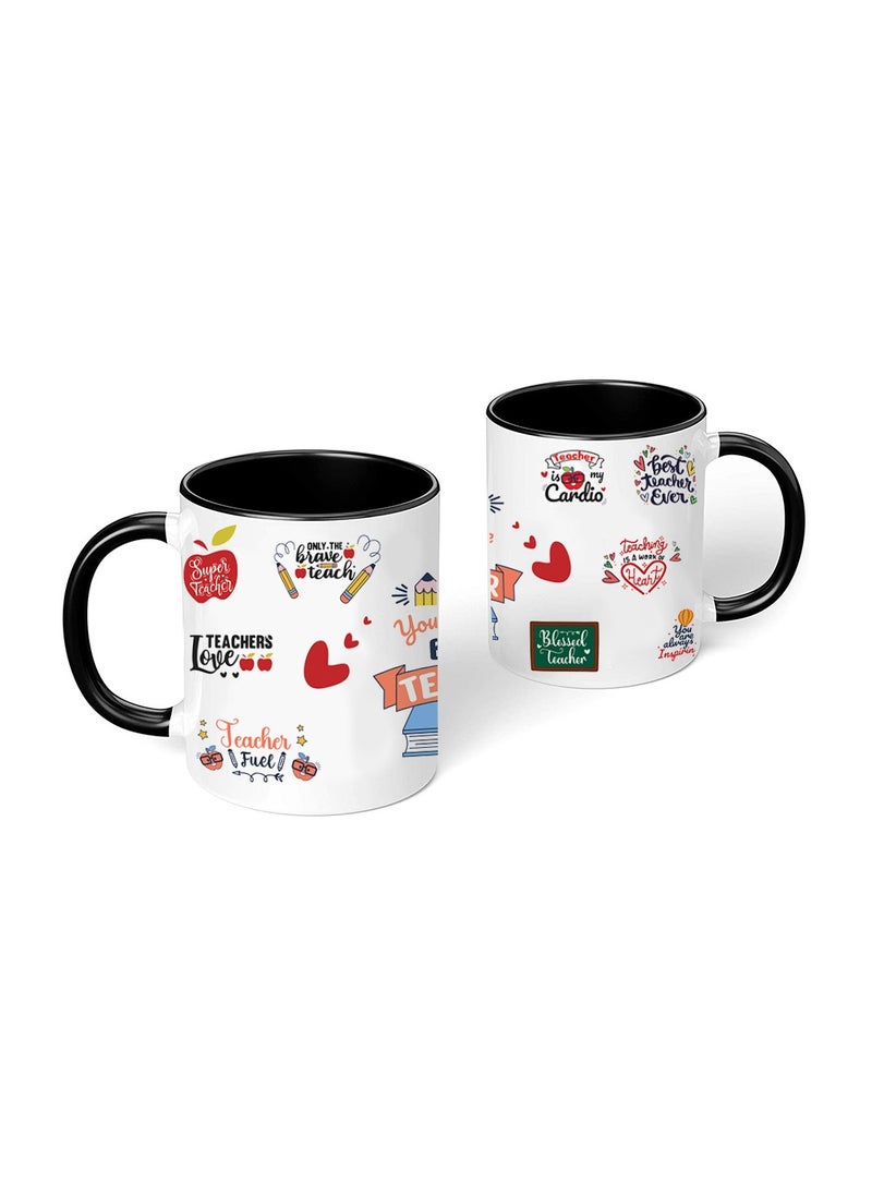 PRINTSHOP4ME Teachers Day Apperciation Gift - Two Tone Ceramic Mug For Teachers - Gift For Teachers - Teachers Gift - World Teachers Day  - Image 4