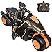 Karoter Remote Control Motorcycles 360 Spinning Action Rotating Drift Stunt Motorbike 2WD High Speed Rc Motorbikes 24Ghz Radio Control Motorcyle with Riding Figure Toys for Kids Boys - Image 3