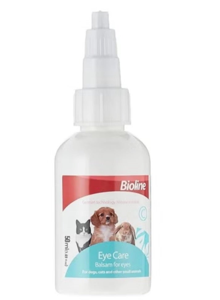 Bioline Eye Care Pets Mild Cleaner And Eye Care Balm Clear 50ml