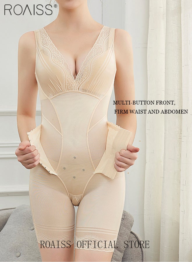 roaiss Slimming Underwear for Women High Quality Tighten Waist Abdomen Buttocks Lift Bodysuit Ladies Skin-Friendly Comfortable Waist Support Body Shaping Jumpsuit  - Image 4