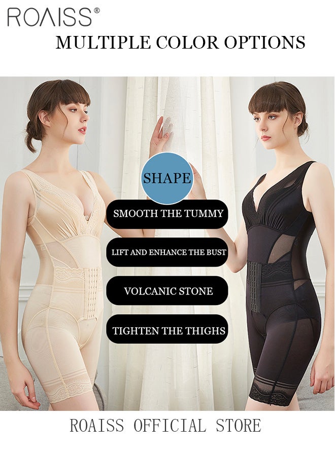 roaiss Slimming Underwear for Women High Quality Tighten Waist Abdomen Buttocks Lift Bodysuit Ladies Skin-Friendly Comfortable Waist Support Body Shaping Jumpsuit  - Image 5