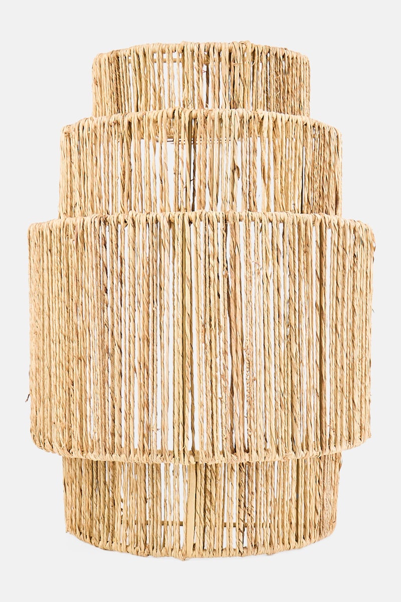 Muy Mucho Jute Wall Lamp Stamp, Natural - Image 1