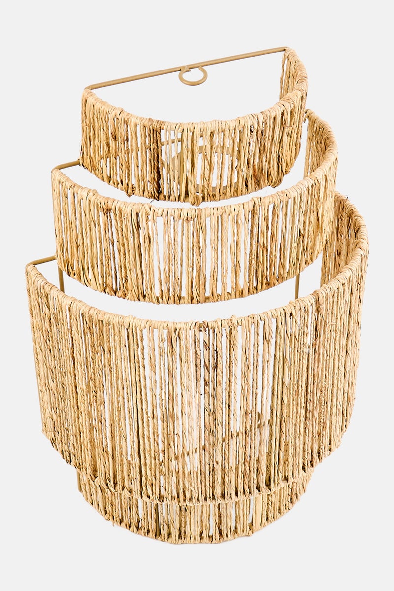 Muy Mucho Jute Wall Lamp Stamp, Natural - Image 2