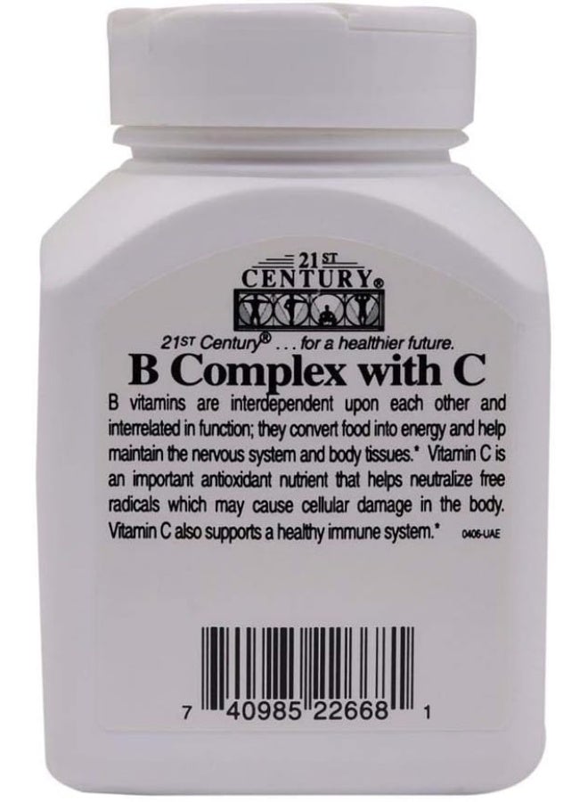 21st Century B-Complex with C Caplets - 100 Capsules - Image 3