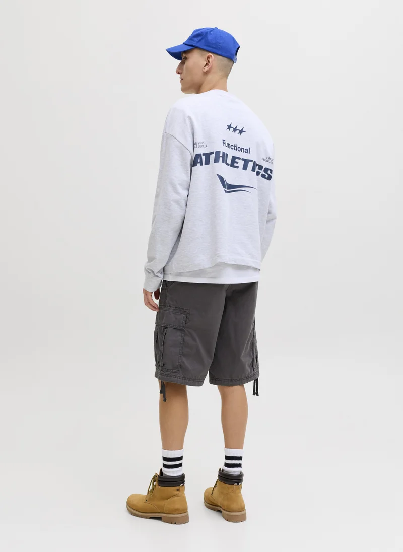 جاك اند جونز JPSTCOLE FRANK CARGO SHORTS MID SN