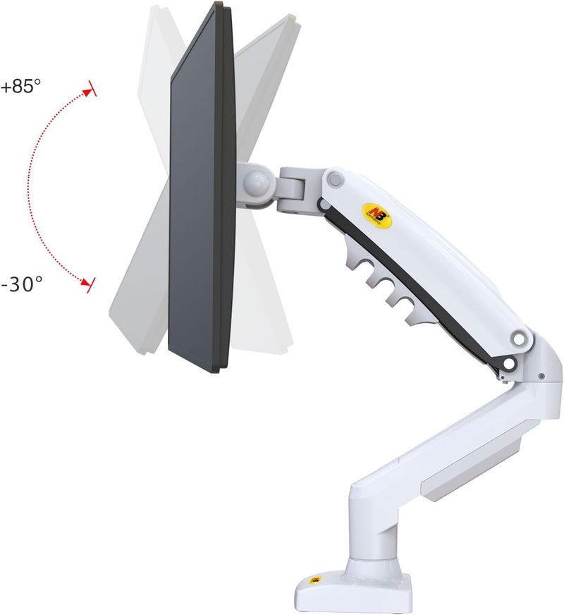 NB NORTH BAYOU Monitor Desk Mount Stand Full Motion Swivel Monitor Arm With Gas Spring For 17-30''Monitors(Within 4.4Lbs To 19.8Lbs) Computer Monitor Stand F80-W - Image 5