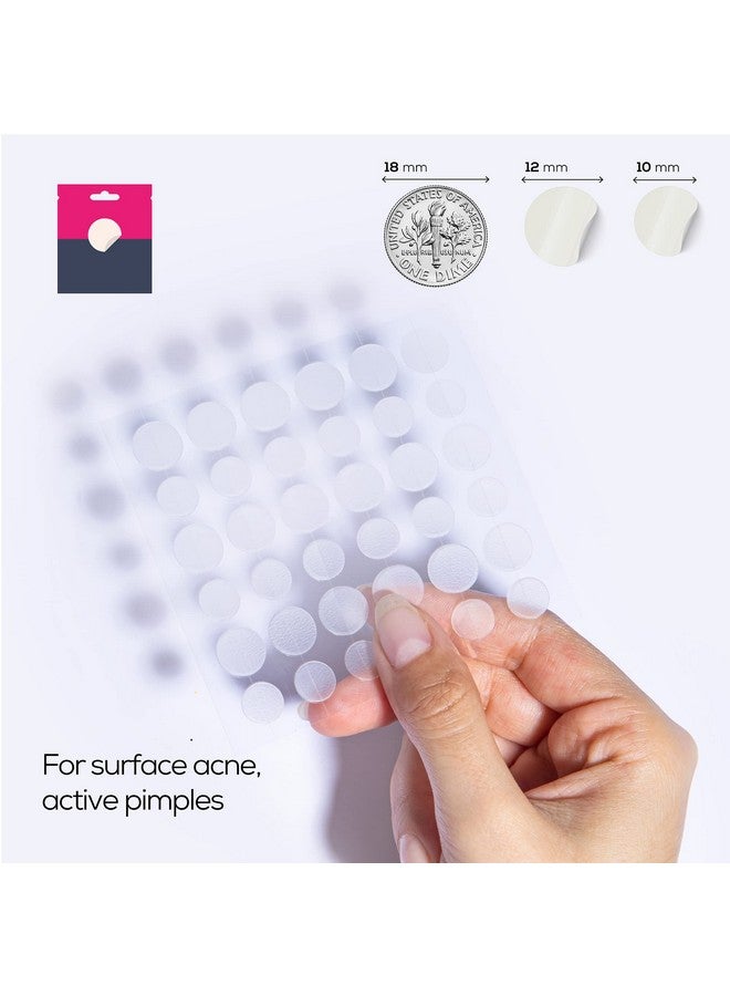 HANHOO Blemish Patch And Tzone Pore Patch Hydrocolloid Pimple Patches Hydrocolloid Nose Strips Blemish Patch 72 Ct Tzone Pore Patch 24 Ct Total 96 Hydrocolloid Patches - Image 4