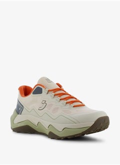 SJ Men's Colourblock Lace-Up Low Ankle Sneakers  - Image 1