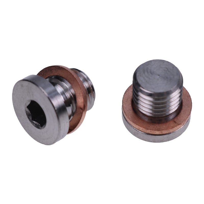 JZGRDN 2X Oil Drain Plug & Washer 7052306 5812232 Compatible with Polaris Sportsman RZR Ranger Scrambler 570 600 700 800 850 1000 - Image 2