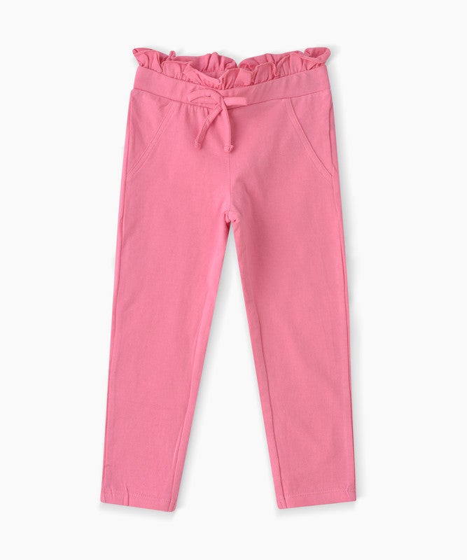 JELLIENE GIRLS COMFORTABLE AND STYLISH WITH THESE CLASSIC SOLID LEGGINGS. - Image 1