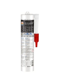 Pattex Kitchen and Bath Premium Long Lasting Silicone Sealant White 280ml 2595613  - Image 2