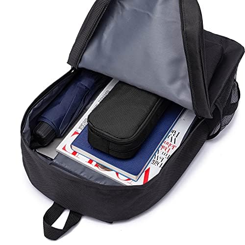 Della Gao Metal Pencil Case For School Students Girls Boys Large Capacity Adult Pen Maker Pencil Pouch Office Organizer Simple Durable Multifunctional Pencil Bag (Black) - Image 4