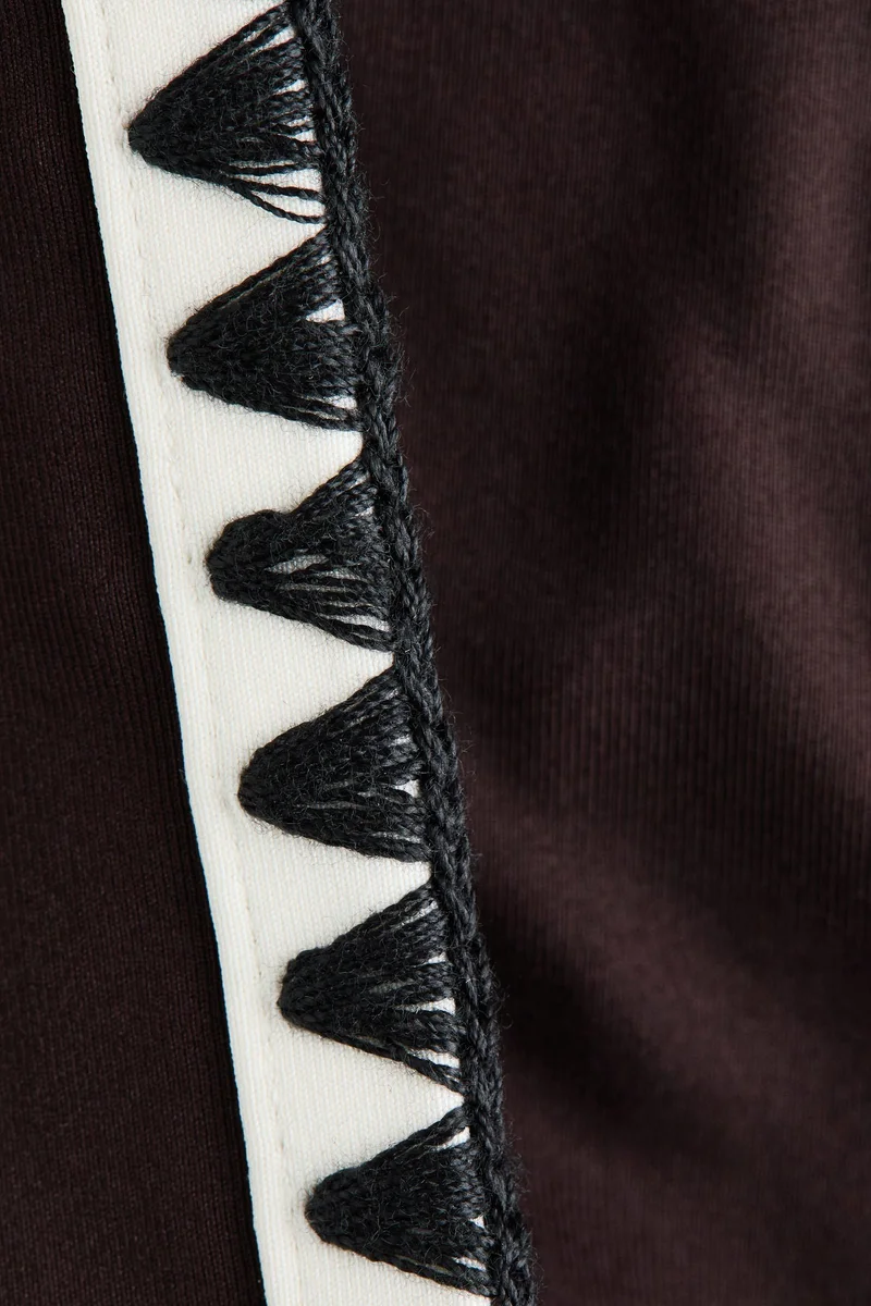 H&M Padded-cup High-leg Swimsuit