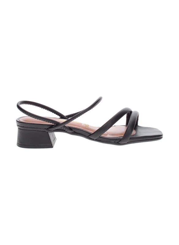 فيزانو Vizzano Ladies Low Heel Sandals Black | Made In Brazil