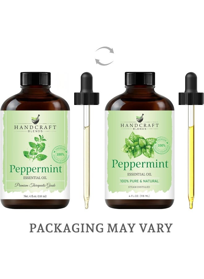 Handcraft Peppermint Essential Oil - 4 Fl Oz (118 ml) - 100% Pure & Natural - Premium Therapeutic Grade with Premium Glass Dropper - pzsku/Z2DF24F2D4331DD17A9B2Z/45/_/1741000379/a8d693a0-8883-493c-a39f-4fbaaae2b986